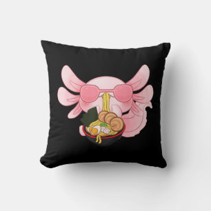 Axolotl Ramen Kawaii Japanese Anime Noodle Gift Wo Cushion