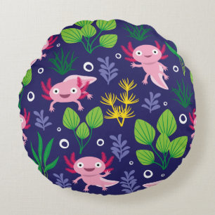Axolotl Round Cushion
