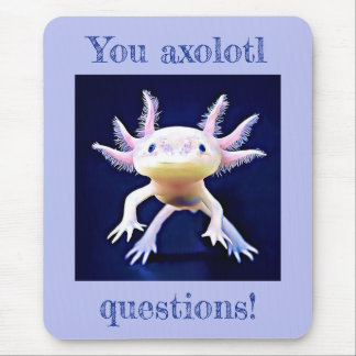 Axolotl Salamander Amphibian Mouse Pad