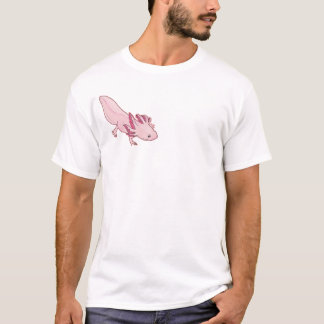 Axolotl Salamander tee shirt