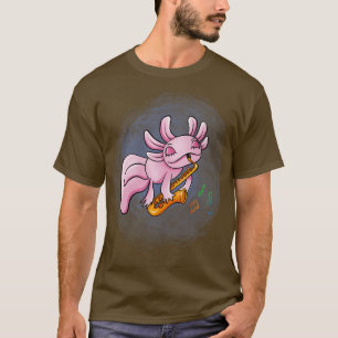 Axolotl Saxophone T-Shirt