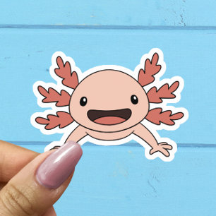 Axolotl Smiling Right At You! Sticker
