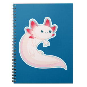 Axolotl Spiral Notebook