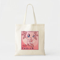 Axolotl Strawberry Milk Retro Kawaii Japan Axolotl
