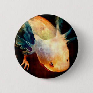 Axolotl Sun 6 Cm Round Badge