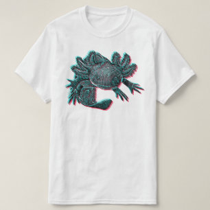 Axolotl T-Shirt - Chromatic Aberration GLITCH