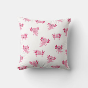 Axolotl Throw Pillow