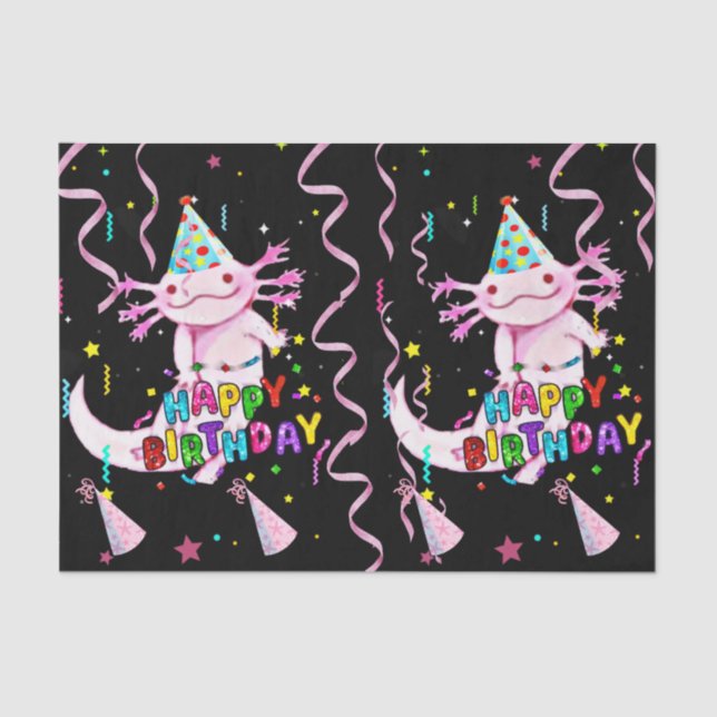 Axolotl  tissue paper (Front)