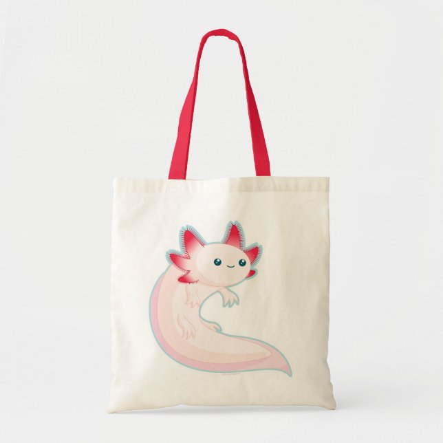 Axolotl Tote Bag (Front)