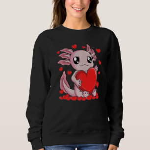 Axolotl Valentine Heart Shirt Axolotls Lover Valen