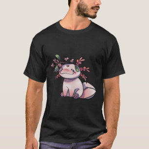 Axolotl with flowers T-Shirt