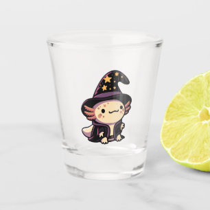 Axolotl Wizard - Fantasy Pet Shot Glass