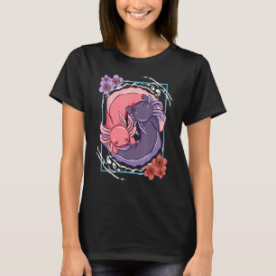 Axolotl Yin Yang Plush Pets Cherry Blossom 1 T-Shirt