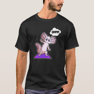 Axolotl Yoga Poses Sport Gymnastics Ohm Heartbeat T-Shirt