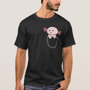 Axolotls Axolotl In A Pocket Kawaii T-Shirt