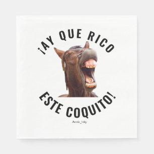 ¡Ay Que Rico Este Coquito!   Napkin