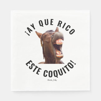¡Ay Que Rico Este Coquito!   Napkin