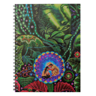 Ayahuasca Vision Spiral Notebook