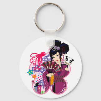 Ayaka in Harajuku Town Key Ring