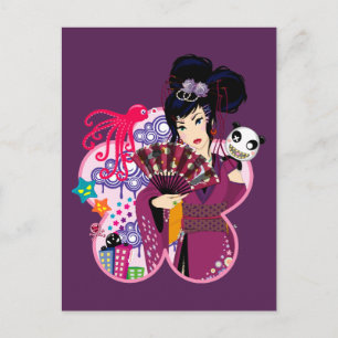 Ayaka in Harajuku Town Postcard