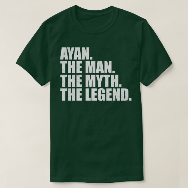 AyanAyan Name Ayan given name T-Shirt (Design Front)