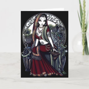 "Ayanna" Fantasy Greeting Card