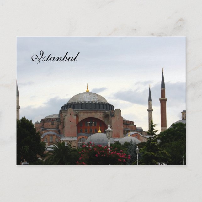 Ayasofya Museum in Istanbul Postcard (Front)