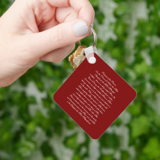 Ayat-ul-Kursi: Sentence of the Thrown Key Ring