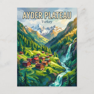 Ayder Plateau Turkey Postcard