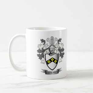 Ayers Family Crest Coat of Arms Coffee Mug