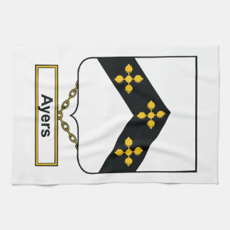 Ayers Family Crest Tea Towel