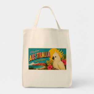 Ayers rock, Australia greetings Tote Bag