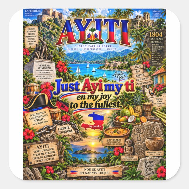 Ayiti sticker (Front)