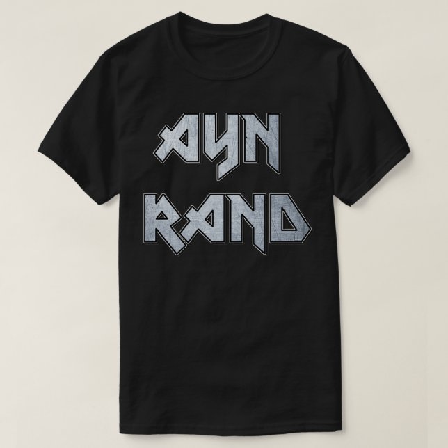 Ayn Rand 2 T-Shirt (Design Front)