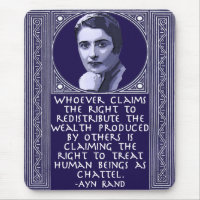 Ayn Rand on Redistribution of Wealth