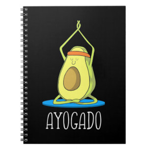 Ayogado Avocado Yoga Lover Notebook