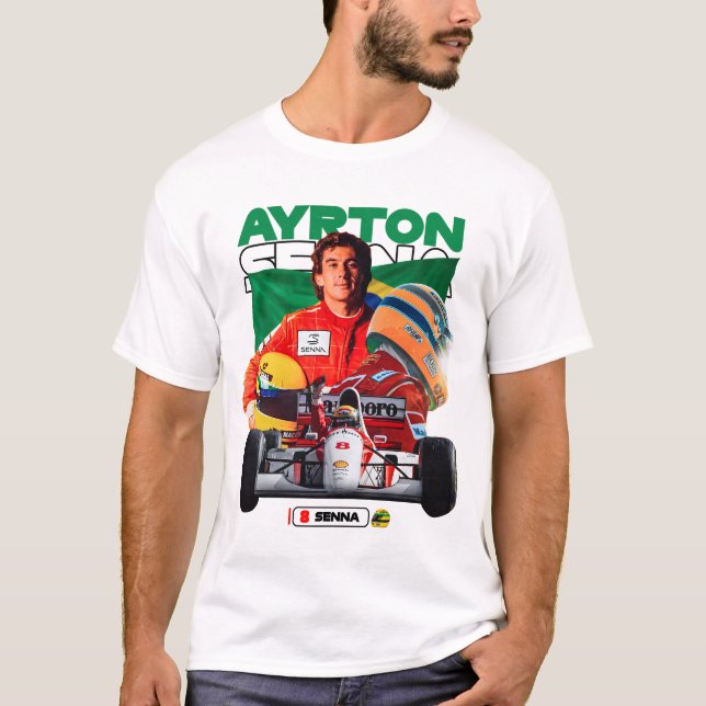 Ayrton Senna T-Shirt (Front)