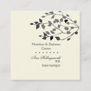 Ayurveda Well Being Medical Health Nature Elegant Appointment Card