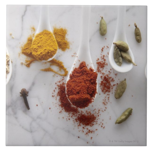 Ayurvedic Warming Spices Tile (Front)