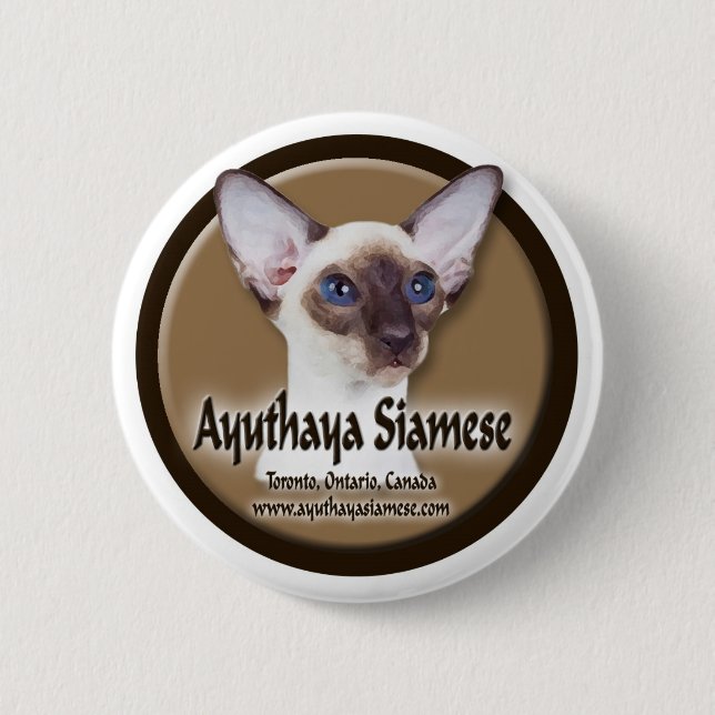 Ayuthaya Cage Sign 6 Cm Round Badge (Front)