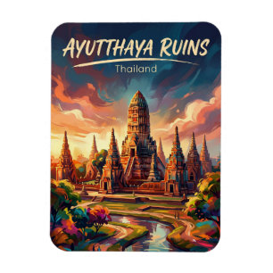 Ayutthaya Historical Park Thailand Magnet