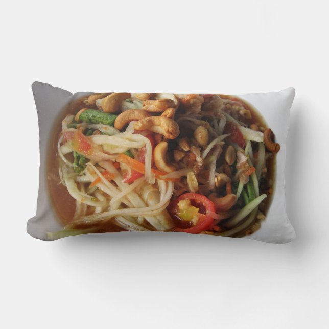 Ayutthaya Spicy Papaya Salad [Som Tam] with Cashew Lumbar Cushion (Front)