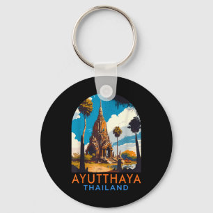Ayutthaya Travel Trip Summer Vacation Ayutthaya Th Key Ring