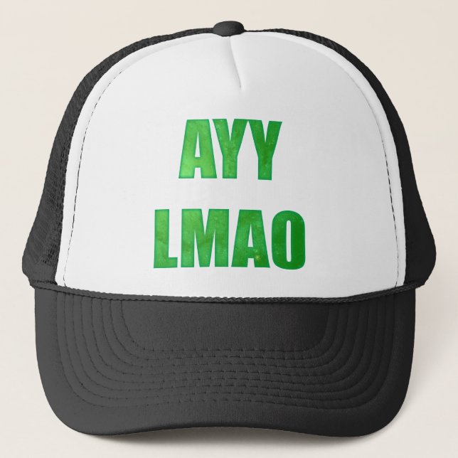 ayy lmao trucker hat (Front)