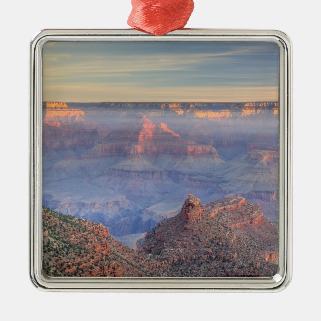 AZ, Arizona, Grand Canyon National Park, South 6 Metal Tree Decoration (Front)