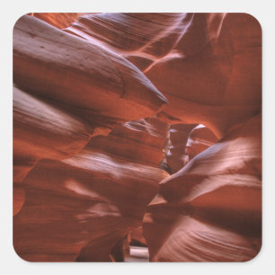 AZ, Arizona, Page, Upper Antelope Canyon Square Sticker
