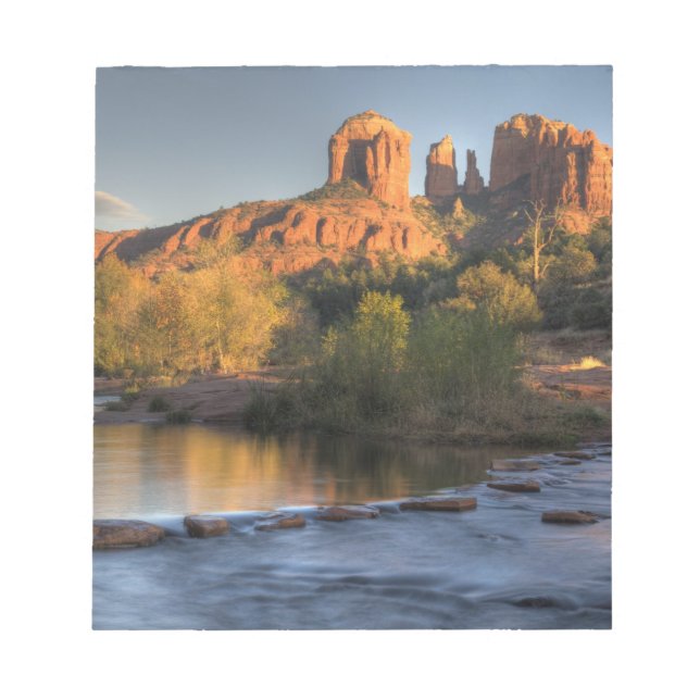 AZ, Arizona, Sedona, Crescent Moon Recreation 3 Notepad (Front)