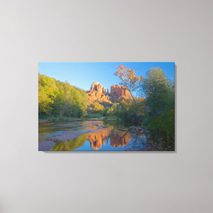 AZ, Arizona, Sedona, Crescent Moon Recreation Canvas Print