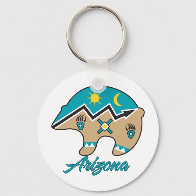 AZ Bear Clan Key Ring (Front)