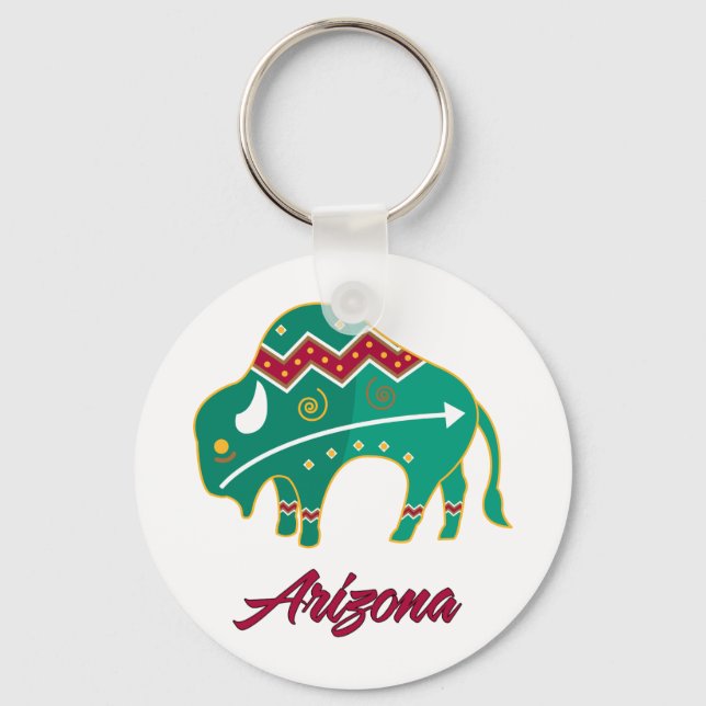 AZ Buffalo Clan 2 Key Ring (Front)